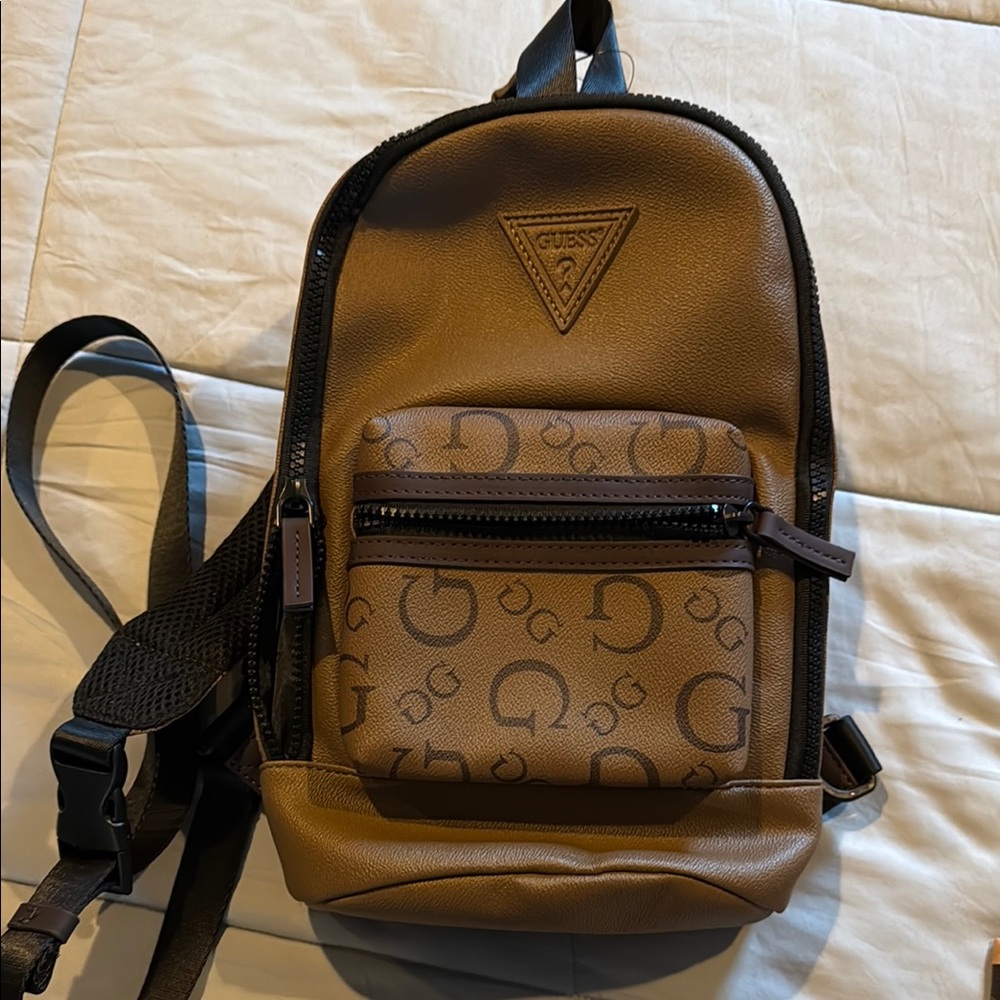 GUESS Brown Backpack for Men